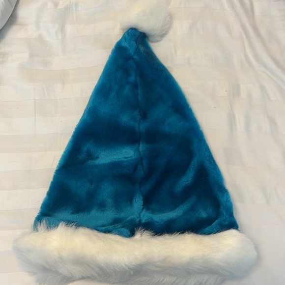 San Jose Sharks Santa Hat Vintage Y2K 2000s Blue White - Picture 3 of 3